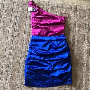 Women express size S one shoulder dress new with tags